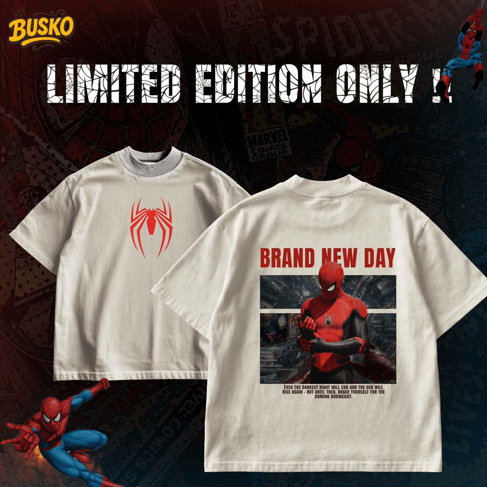 Spiderman Edition - Campus merchandise available at BUSKO