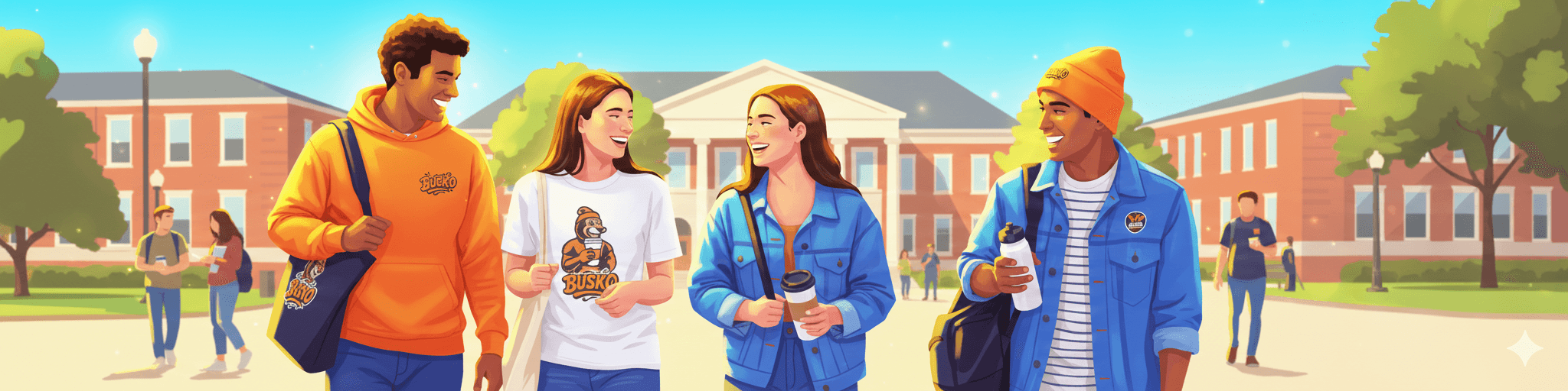 BUSKO campus merchandise collection